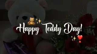 Happy Teddy Day! 🐻❤️| Teddy Day Status | Teddy Day status | KKSB