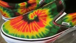 Vans (Tie Dye) Rasta / Multi - Classic Slipons - general release - 3-20-15