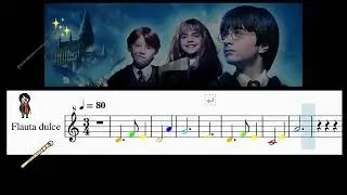 Harry Potter / Hedwig&acute;s Theme /  John Williams  Tutorial para flauta