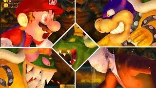 All Bowser Boss Fights in New Super Mario Bros. Wii