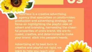 SUNFLEUR creative agency in bloom