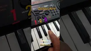123 Hindi Song Easy Tutorial Sa-81 #trending #musiceducation