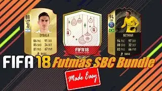 FIFA 18 Futmas Bundle SBC Made Easy!  |  Cheapest Possible Solution!!!