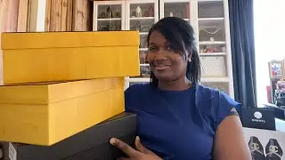 Fendi baguette slides,  saint Laurent  tribute shoes unboxing