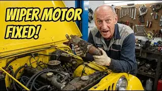 1974 CJ5 Jeep wiper motor rust repair