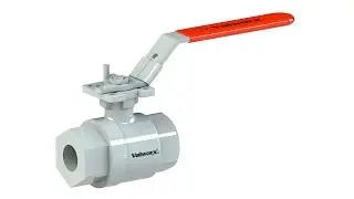 Valworx Stainless Steel 2-Way Ball Valves - Direct Mount