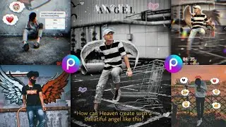 Aesthetic Photo editing 🔥😱 || Aesthetic wings photo editing #01dreameditz