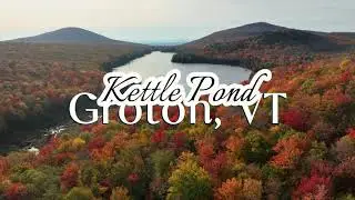 Beautiful Fall Foliage at Kettle Pond - Groton, Vermont