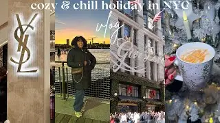 Chill & Cozy Holiday in NYC Vlog: chat made me look old, black Friday shopping, our place purchase