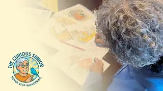 Любопытный пожилой коллекционер антикварных открыток с Гейл Броди
