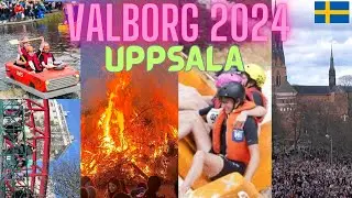 Full Vlog on Valborg Uppsala 2024 4k| Bonfire at Gamla Uppsala Sweden| Things to do in Sweden Spring