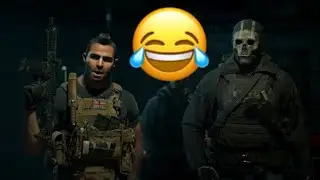 Ghost and Soap cracking jokes together in mw2