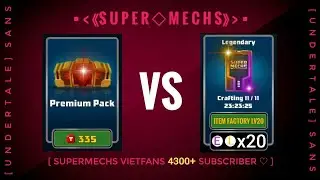 《☆》PREMIUM PACK vs ITEM FACTORY| Basalt Polisher/ New Item| Super Mechs|🎼🎵🎶🎶🎶