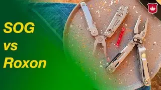 SOG PowerPint vs Roxon M2 Mini - Który multitool będzie najlepszy do EDC?