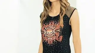Harley-Davidson Women's Anarchy Tank Top ht2946blk