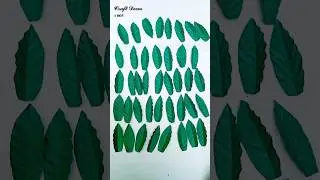 Leaf craft | How to make paper leaf |#leaf |#craftwork | #papercraft | leafcraft| @craftdecor8810