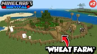 I Built The Ultimate Wheat Farm in Minecraft | Wheat Farm Banaya #minecraft