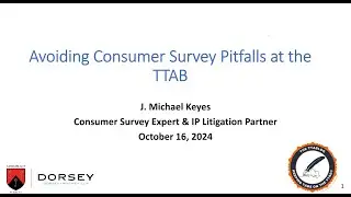 Avoiding Consumer Survey Pitfalls at the TTAB