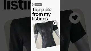 Ladies' Black Semi-Sheer Short-Sleeved Top, Climbing Rose Pattern