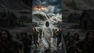 The Flood Stopped When He Took a Step ✝️🌊 #jisus #shorts #usa @JesusHeals-q2y
