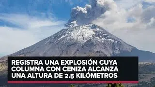 LO ÚLTIMO: Elevan a Fase 3 la alerta volcánica del Popocatépetl