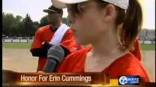 Erin Cummings Honored at Charity Softball Game: 6/11/11
