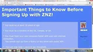 Things You Must Know Before Signing Up in ZNZ | Zip Nada Zilch!