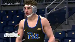 184lbs Nino Bonaccorsi Pitt maj dec Michael Battista Virginia