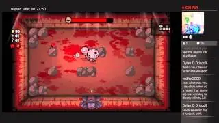 CadenYurk Plays Live: The Binding Of Isaac Rebirth #1 (Cool Seeds)