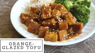 Orange-Glazed Tofu | No Oil | Orange Tofu | Air Fryer Recipe | Vegan Tofu
