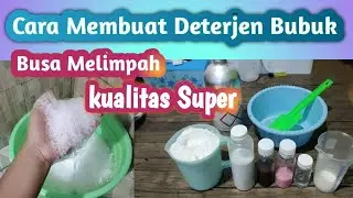 CARA MEMBUAT DETERJEN BUBUK BUSA MELIMPAH ANTI GAGAL
