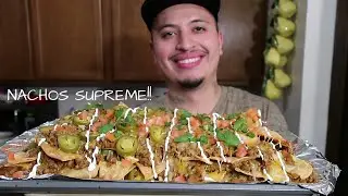🔴RECETA FAMILIAR PARA LA CUARENTENA!#NACHOS SUPREME 👌#RecetaDeNachosSupreme#ALEXYGABYVLOGS#MUYRICOS