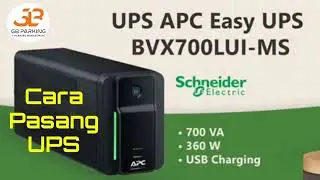 GB.Solusi | Cara Pasang UPS | APC 700va 360w