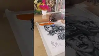 independence Day special Drawing 🇮🇳 | Freedom Fighters Sketch | #shorts