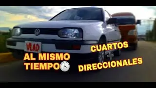 INTERMITENTES Y CUARTOS AL MISMO TIEMPO/ #Golfmk3 #intermitentes