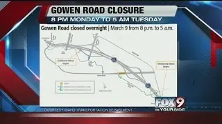 Construction updates on I-84 near Gowen, Eagle Road and Meridian overpass