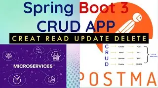 Create CRUD Application Using Spring Boot 3 | Spring Boot Microservices | Spring Boot Tutorial |REST