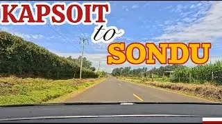 POV: KAPSOIT to SONDU Epic Drive | 38kms| Gopro Hero Black 13-1080p.