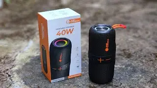 JUST CORSECA Sushi Boomer Bluetooth Speaker | 40W | Unboxing Review Sound Test⚡️₹2300⚡️TWS⚡️RGB LEDS