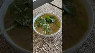 Sweet potatoe veggie protein soup. Ingredients in the comments below 👇🏻 #highproteinsoup