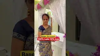 Saas VS Bahu decoration 😅 #music #trending #funny #saas #bahu #drama #hype #bappa #viral
