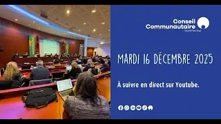Conseil communautaire de Grand Paris Sud - 16 décembre 2025