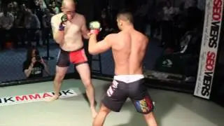BCMMA#6 29.03.14 Ian Skivington Vs. Marius Bogdan - Professional BCMMA Lightweight Title Contest