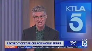 Dodgers World Series tickets are setting new records