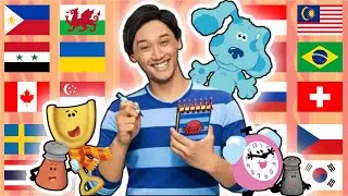 Blue's Clues in different languages meme