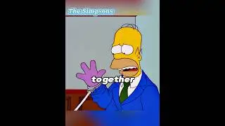 Homer and Bart are tied together #anime #thesimpsons #fyp