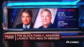 The Black family, Aramark launch 'NYC Health Heroes' to combat coronavirus outbreak
