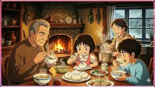 Peaceful Day Life in Snowy Countryside (雪国) | Cozy Winter | Ghibli Style Video