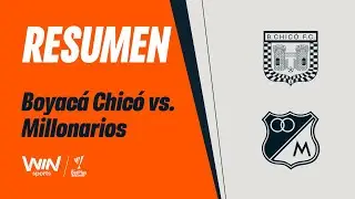 Boyac&aacute; Chic&oacute; vs. Millonarios (resumen y goles) | Liga BetPlay Dimayor 2025-2 | Fecha 20