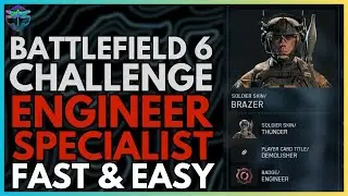 BATTLEFIELD 6 Challenge | Engineer Specialist 3 : How to Get 6000 Vehicle Repairs in a Single Round